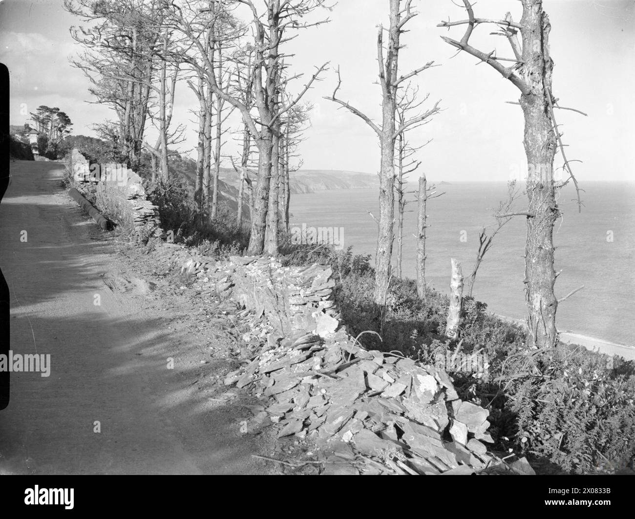 Devon Ww2 US BATTLE TRAINING AREA, DEVON, ENGLAND, UK, SEPTEMBER 1944 - Collapsed ...