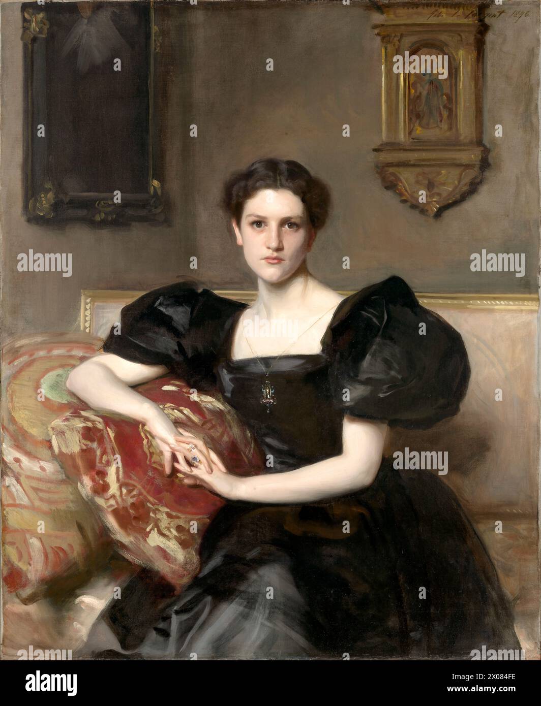 Elizabeth Winthrop Chanler (Mrs. John Jay Chapman) by John Singer Sargent in 1893 Stock Photo