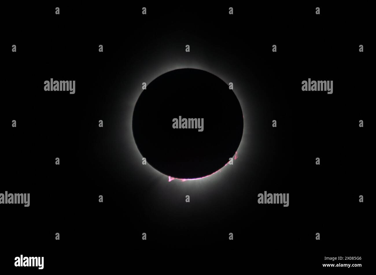 Solar Total Eclipse 2024 from Plattsburgh New York Stock Photo Alamy