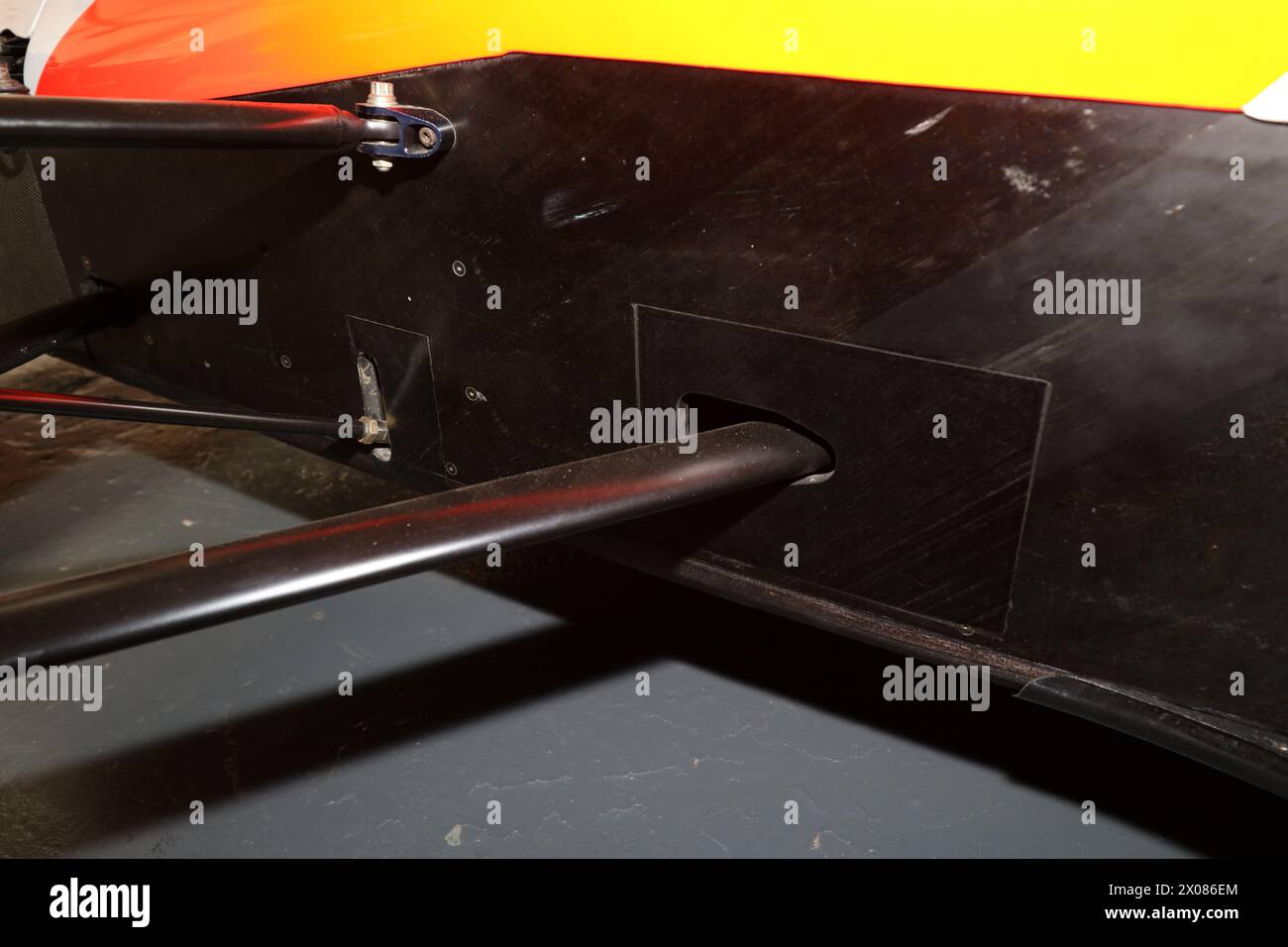 McLaren Formula One Heritage Centre - Ayrton Senna's F1 Car Stock Photo