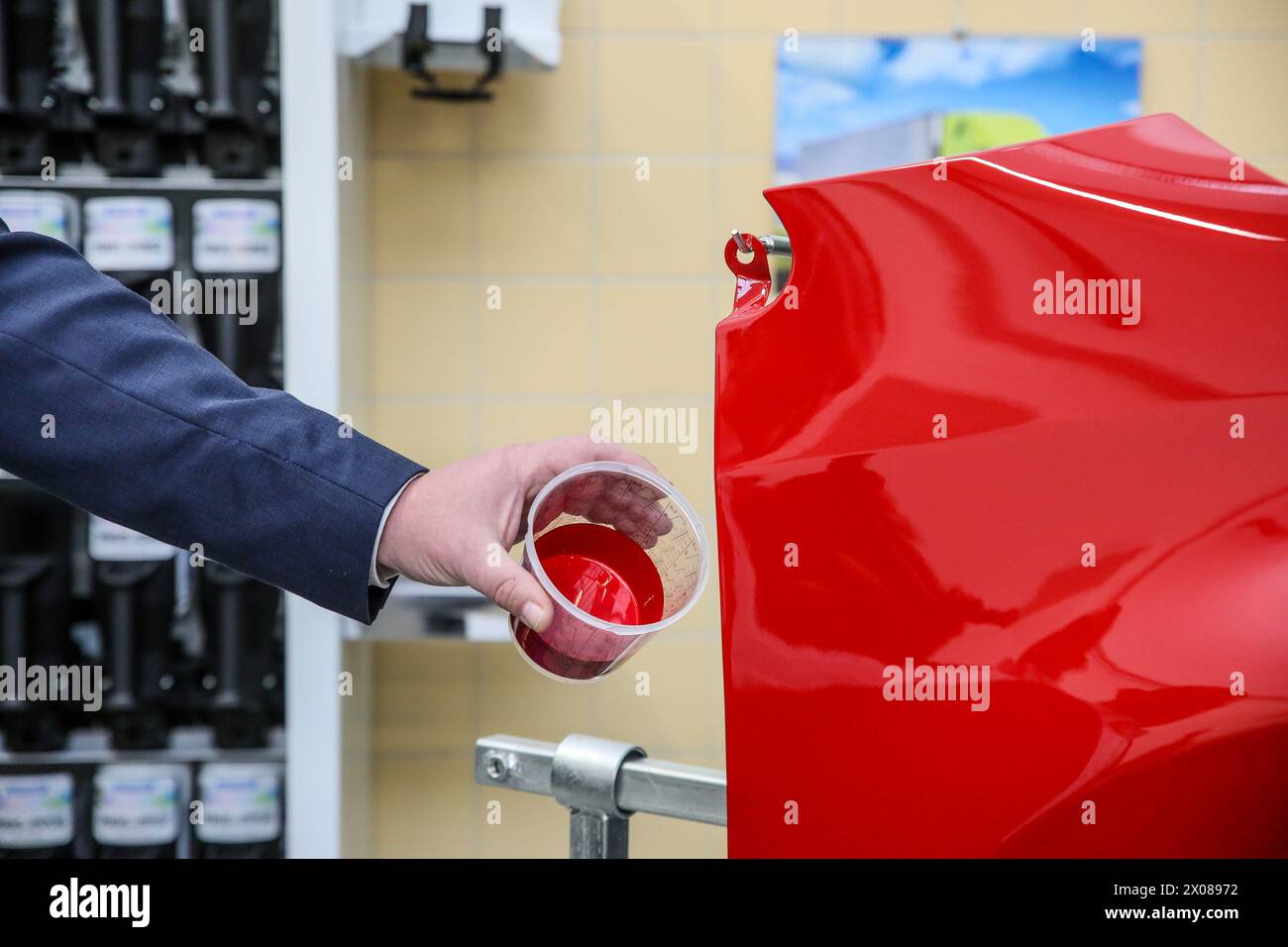 Brno, Czech Republic. 10th Apr, 2024. Pavel Venglar, technical manager