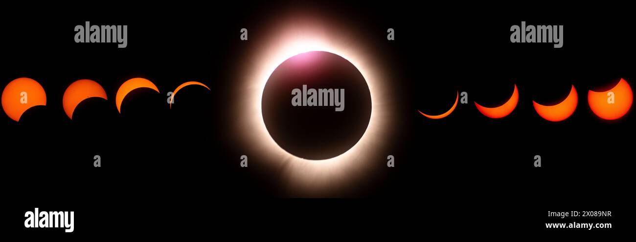Total solar eclipse composite hi-res stock photography and images - Alamy