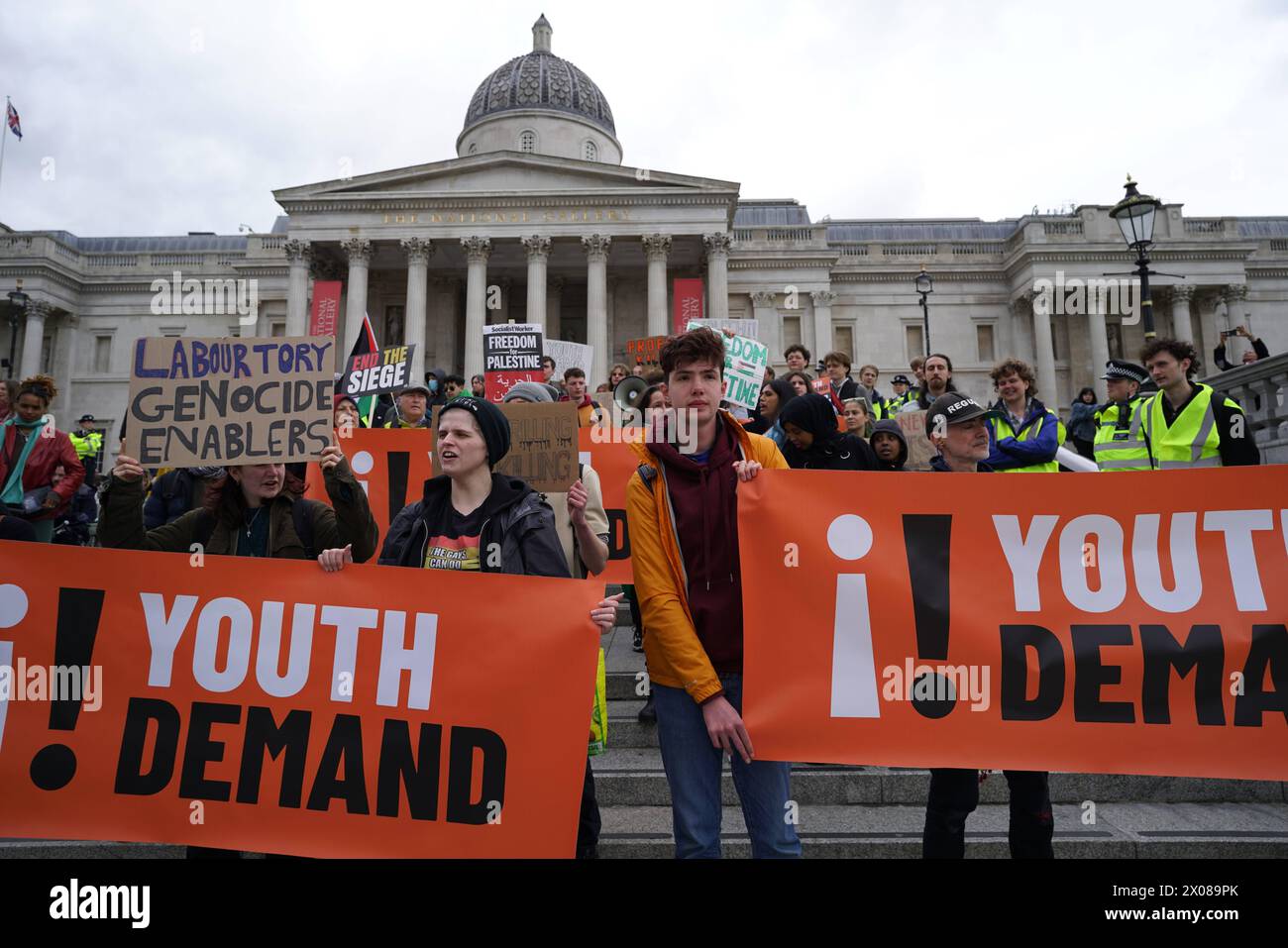 RECORD DATE NOT STATED Youth Demand Protest in London Youth Demand, a ...