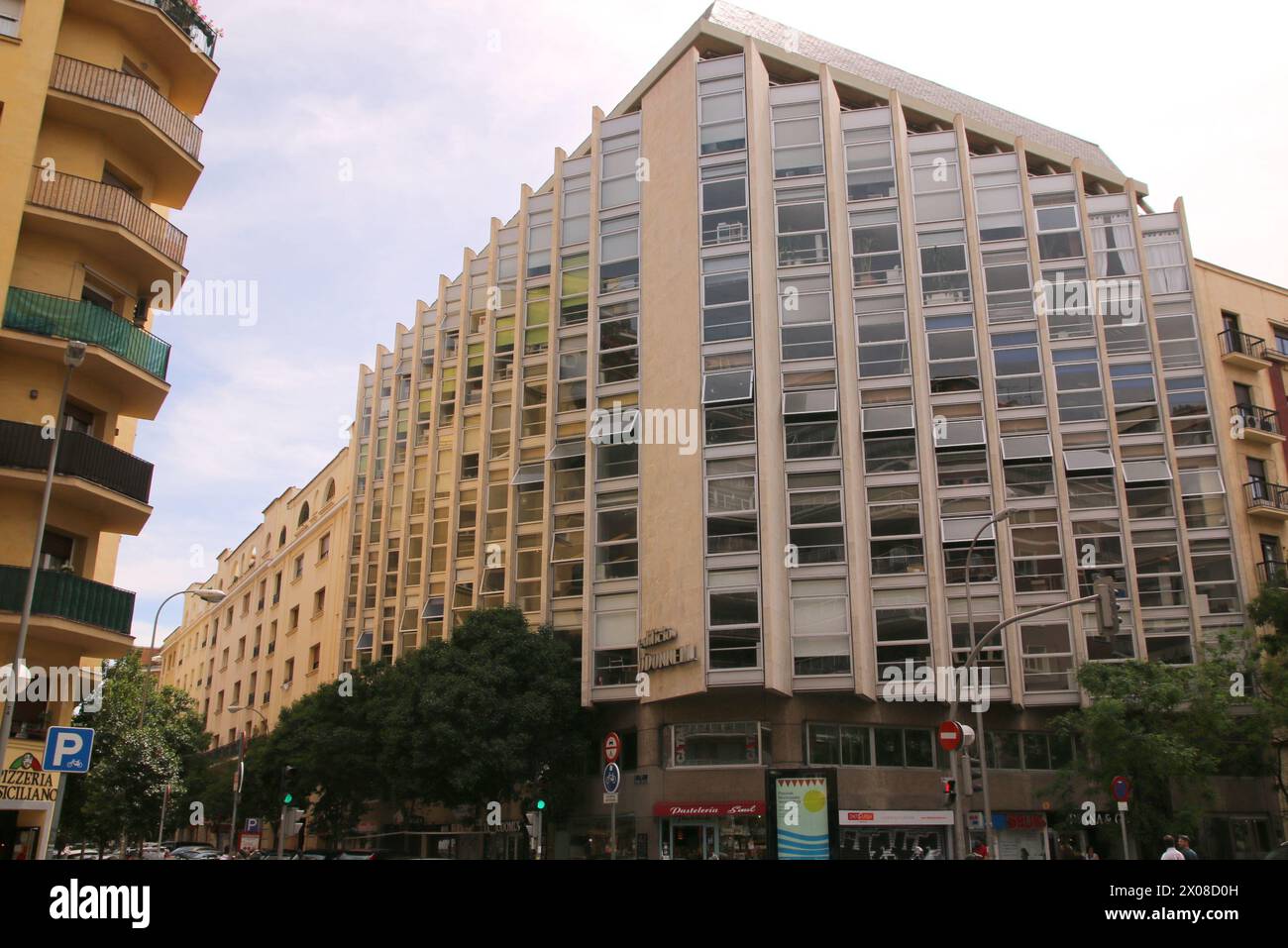 The creative architecture of Madrid, Spain. Stock Photo