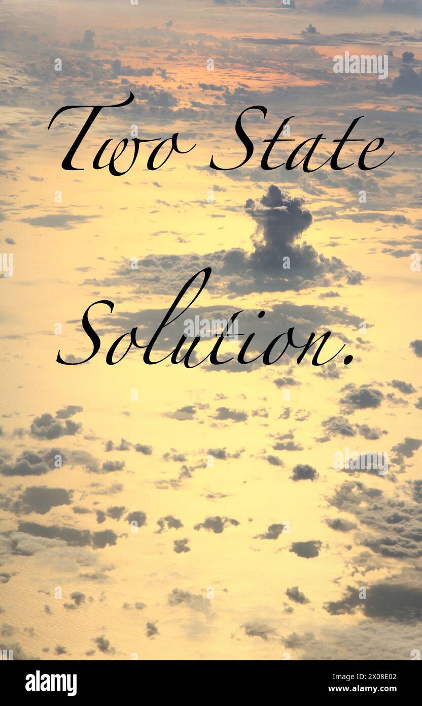 Solution israeli palestinian hi-res stock photography and images - Alamy