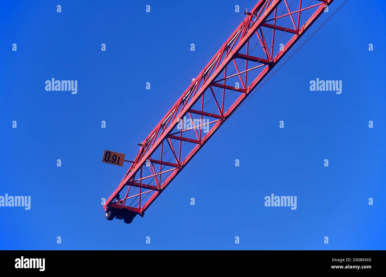 Detail from lifting crane Stock Photo