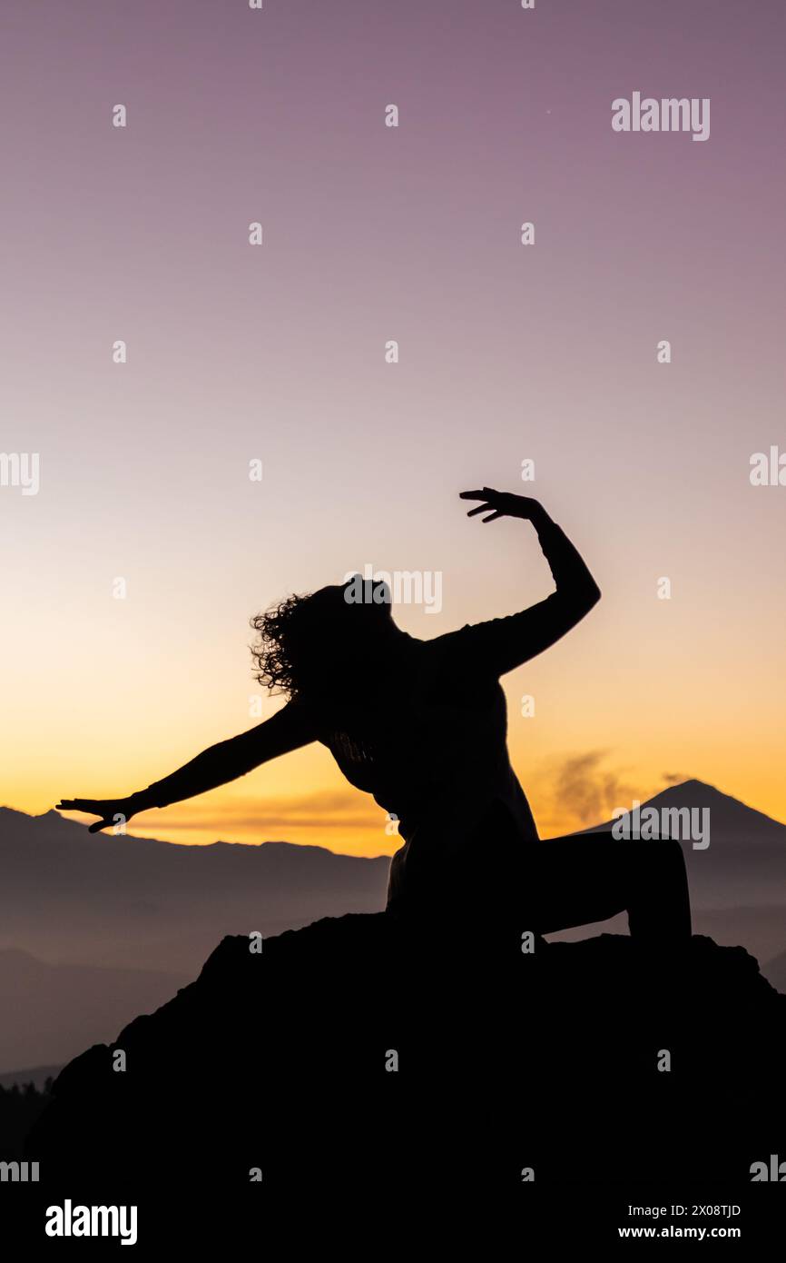 Graceful dance movements against serene hi-res stock photography and ...