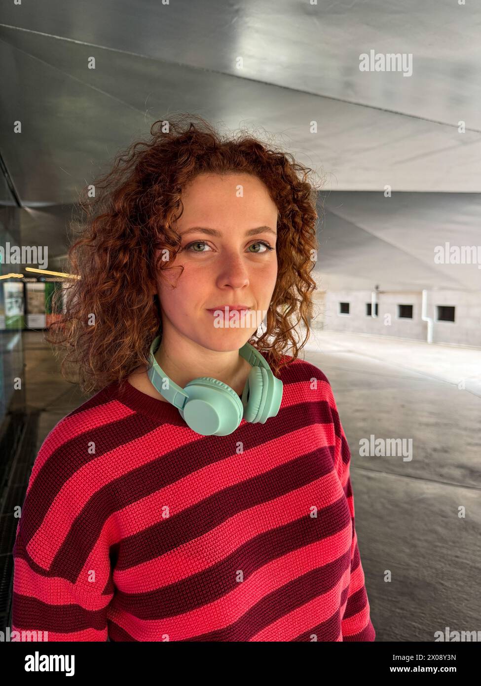 Candid portrait curly redhead woman hi-res stock photography and images ...