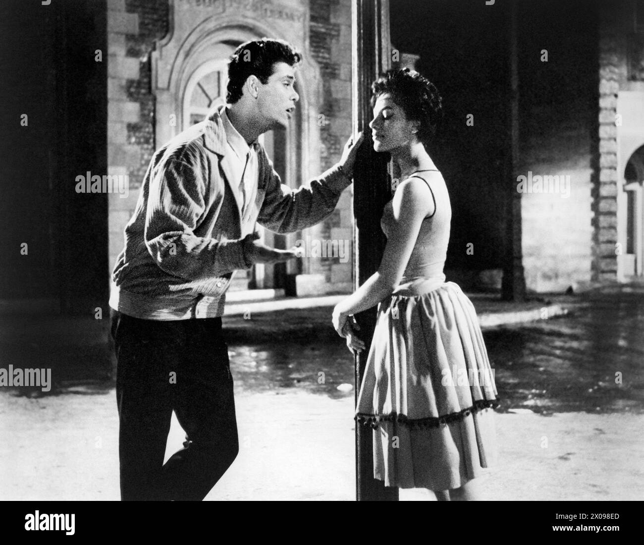 Cliff Richard, Carole Gray, on-set of the British film, "The Young Ones