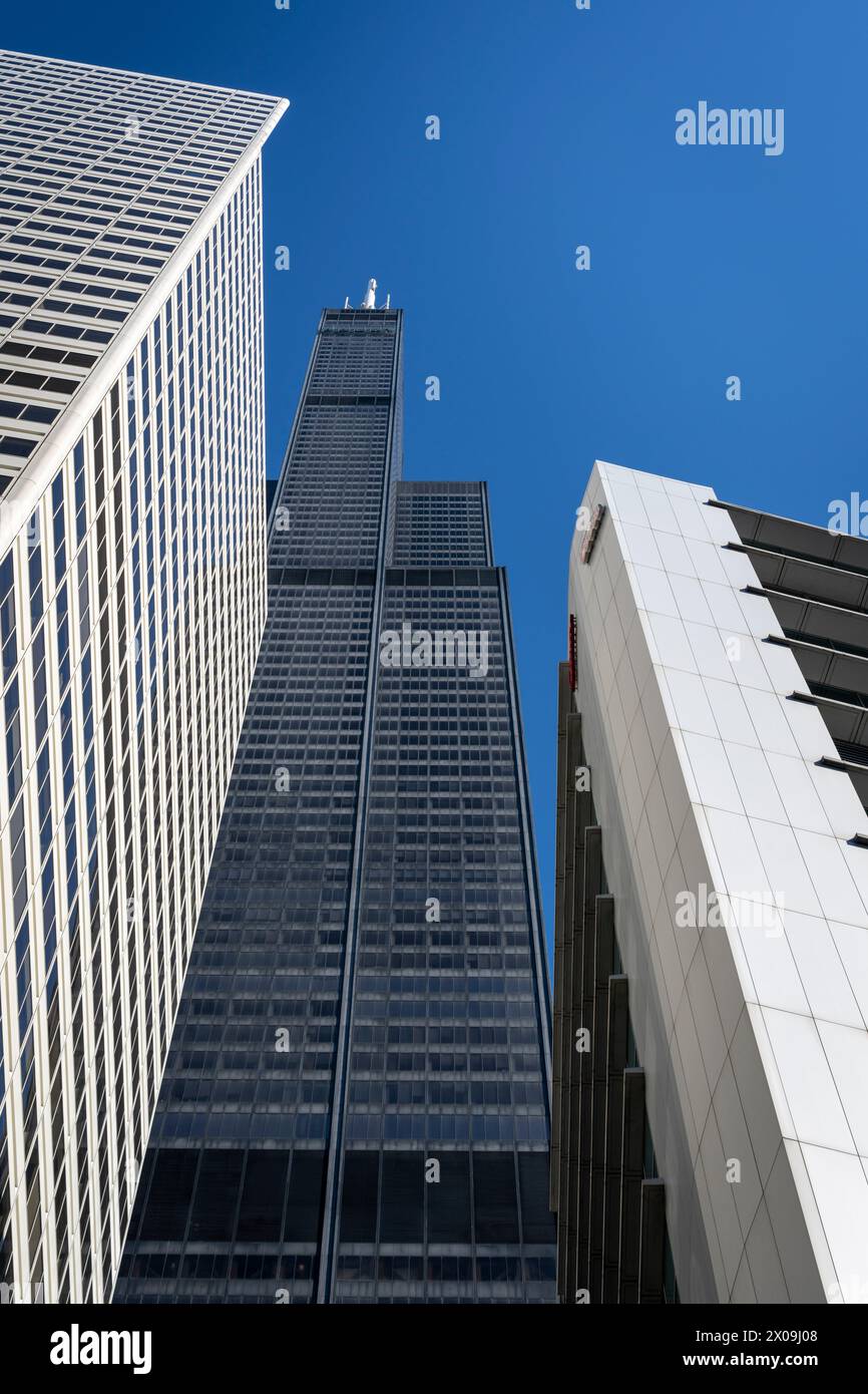 Skyscrapers in Chicago Stock Photo - Alamy