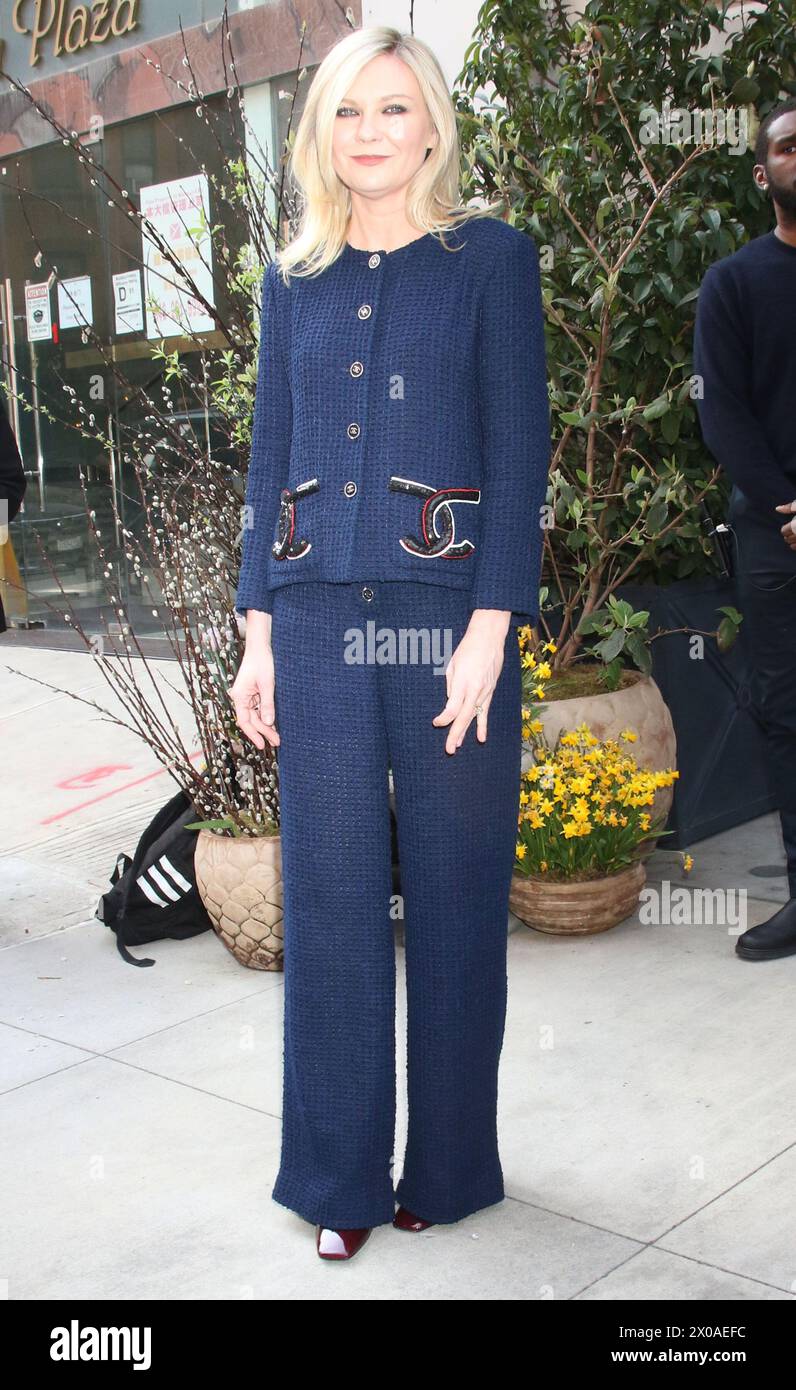 April 10, 2024 Kirsten Dunst on Late Night with Seth Meyers to talk