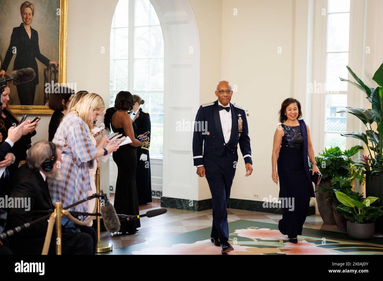 Washington, USA. 10th Apr, 2024. Charles Brown Jr., Chairman of the US