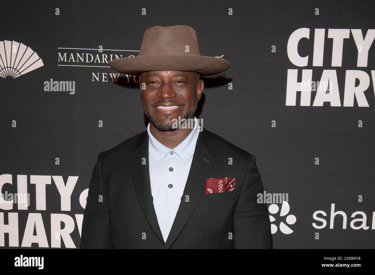 NEW YORK, NEW YORK - APRIL 10: Taye Diggs attends as City Harvest