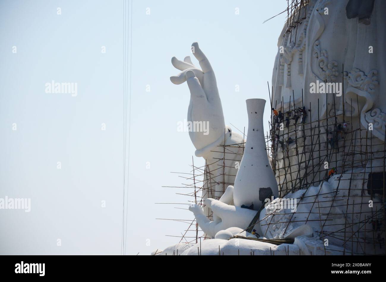 Quan Kin Image Renovate build big Quan Yin monument and sculpture carved Kuan Yin ...