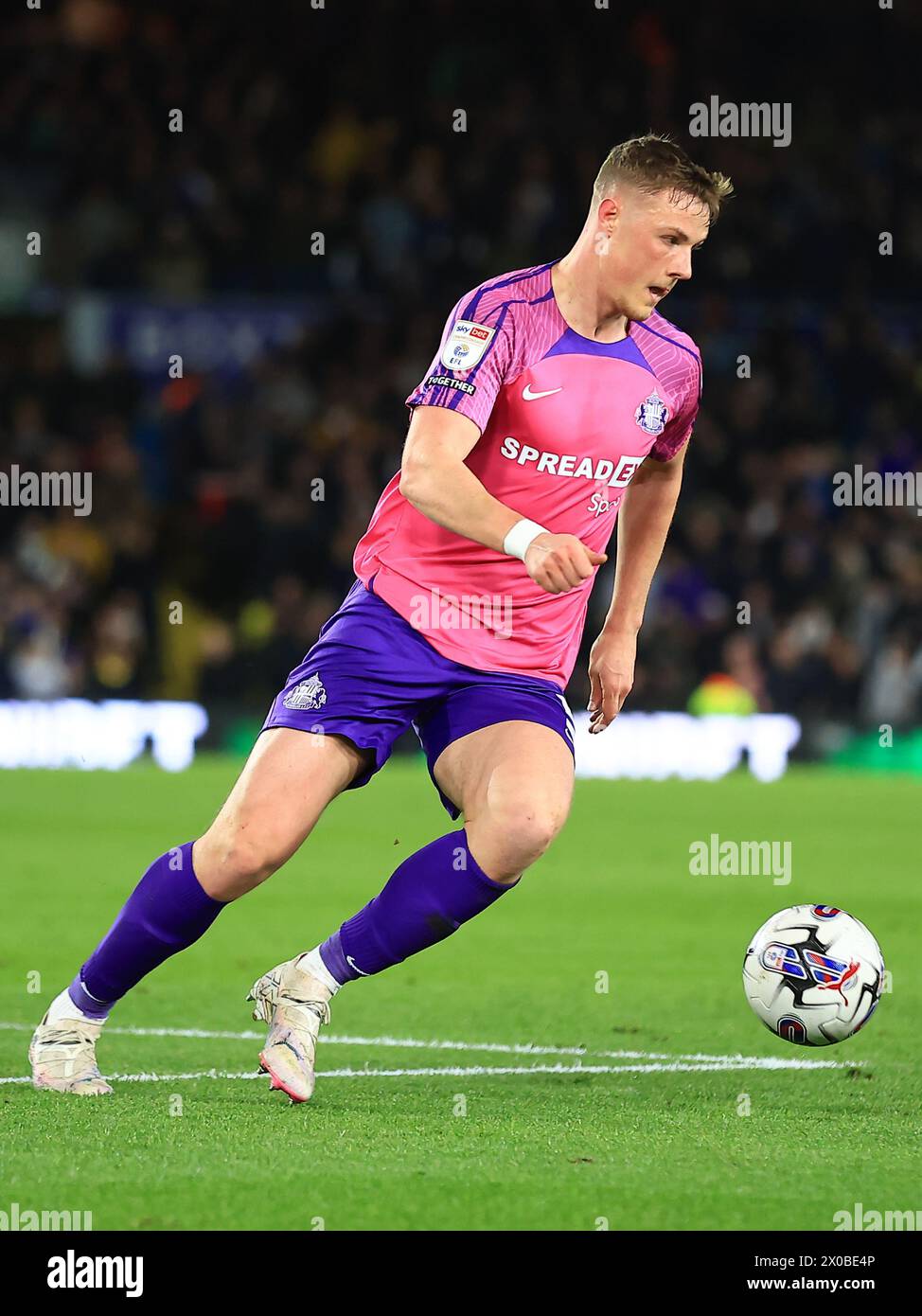 Leeds, UK. 09th Apr, 2024. Daniel Ballard of Sunderland during the