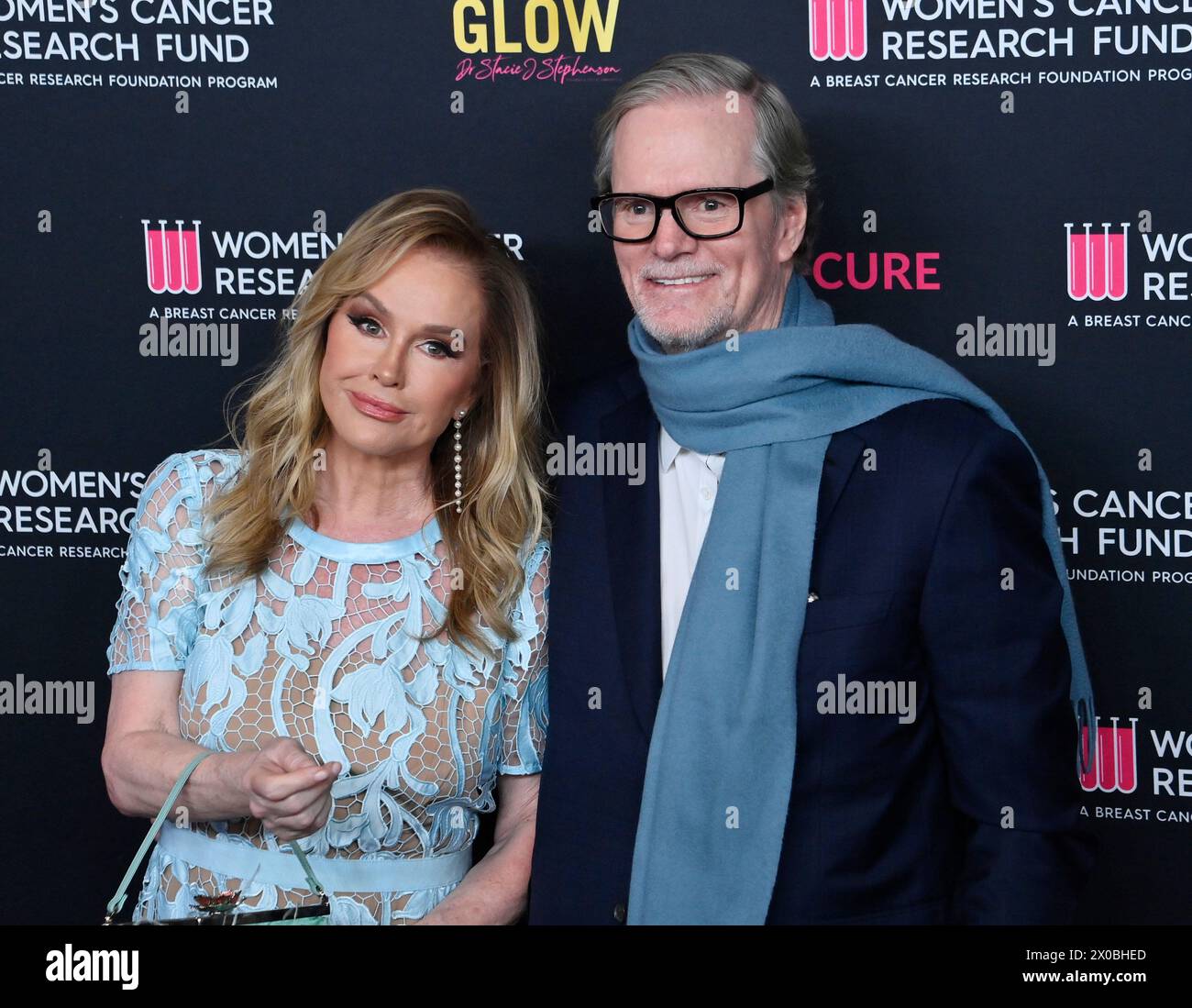 Kathy Hilton (L) and a Rick Hilton attend 