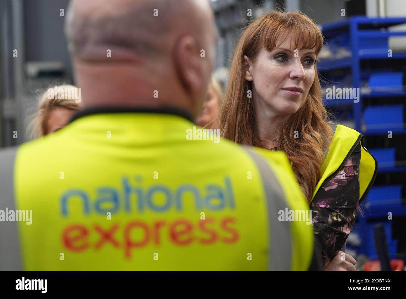 Labour Party deputy leader Angela Rayner during a visit to Perry Barr ...
