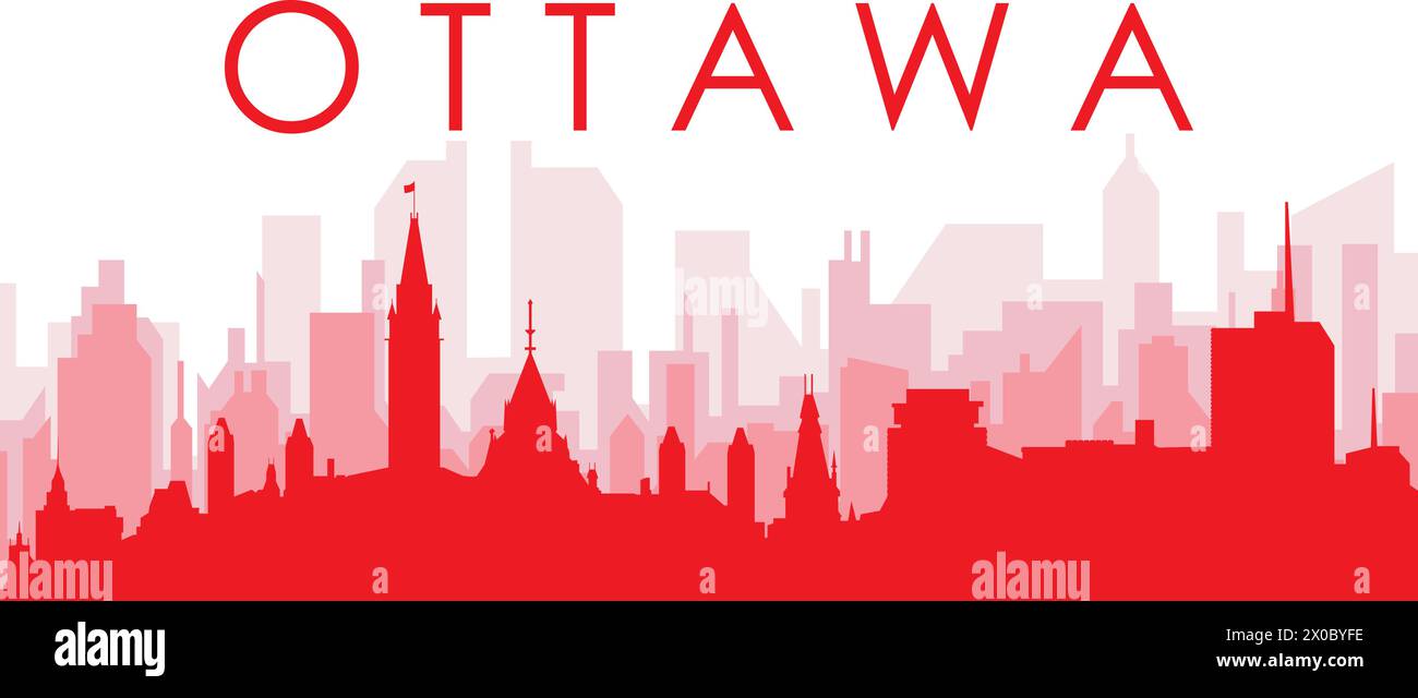 Ottawa skyline silhouette hi-res stock photography and images - Alamy