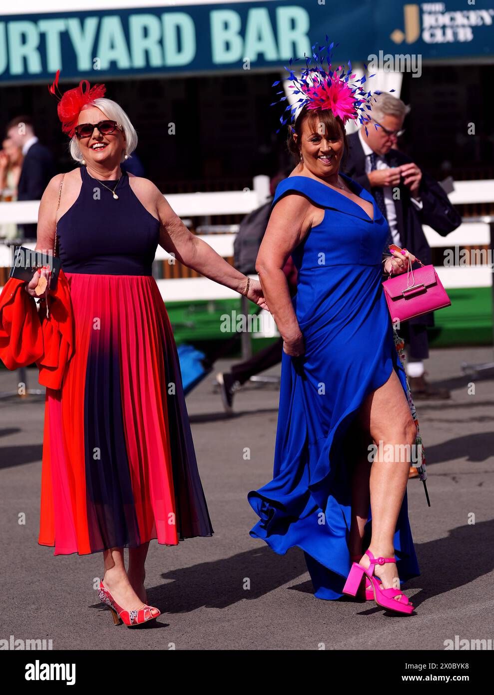 Randox Races Racegoers on day one of the 2024 Randox Grand National Festival at ...