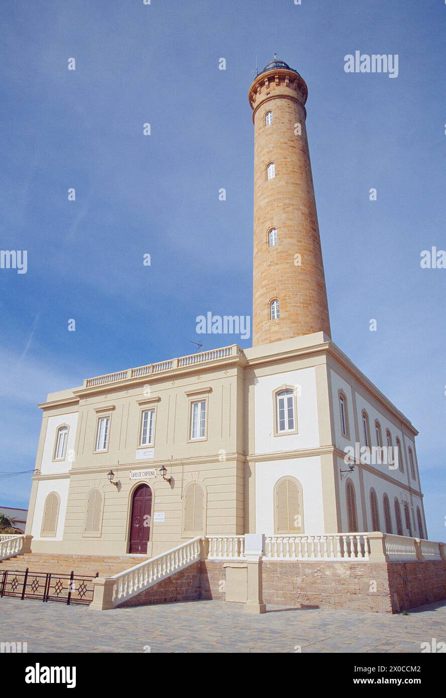 Lighthouse. Chipiona, Cadiz province, Andalucia, Spain. Stock Photo
