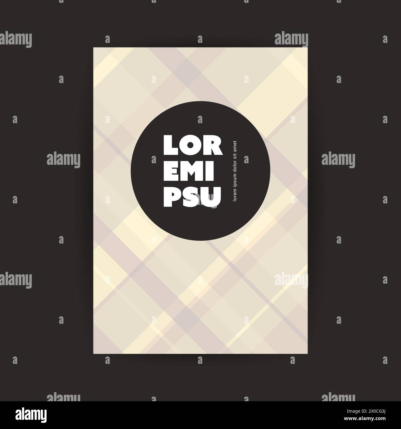Modern Style Abstract Flyer or Cover Design for Your Business with Grey ...