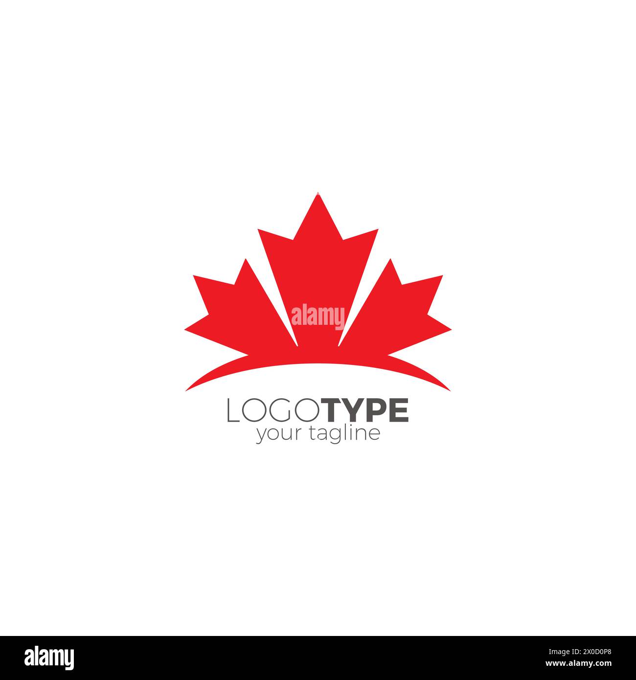 Maple Logo Vector. maple icon Stock Vector