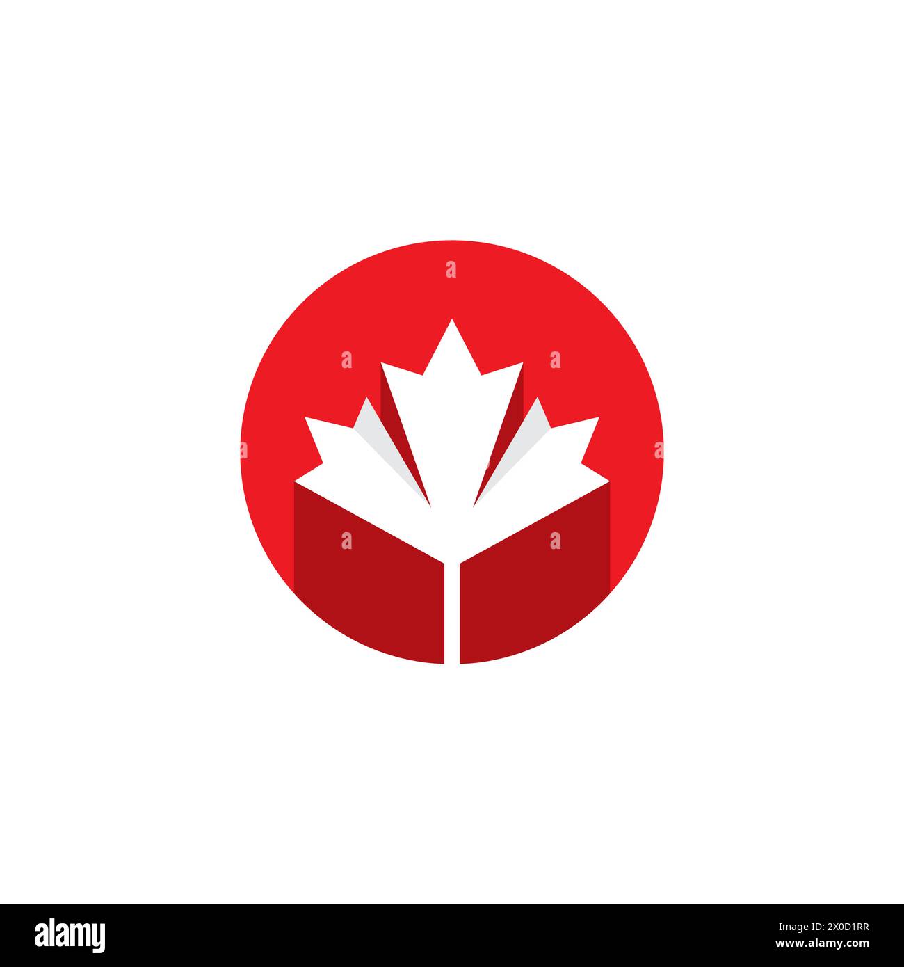 Maple Tree Logo Simple. maple icon vector Stock Vector