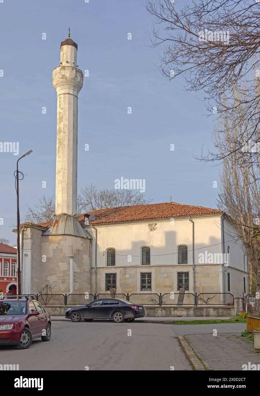 Ottoman Osman Pazvantoglu Mosque Historic Landmark in Vidin Bulgaria Stock Photo