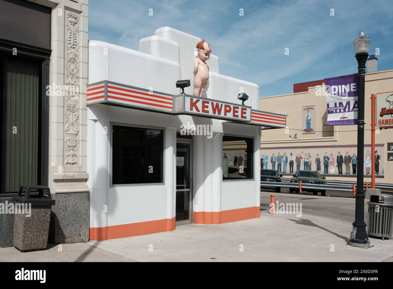 Kewpee diner in Lima Ohio USA Stock Photo