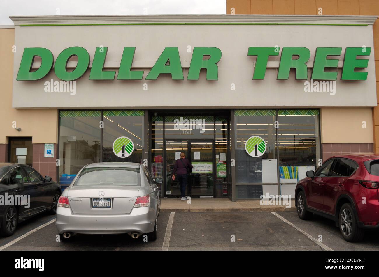 A Dollar Tree store is seen in the Carle Place neighborhood in Nassau