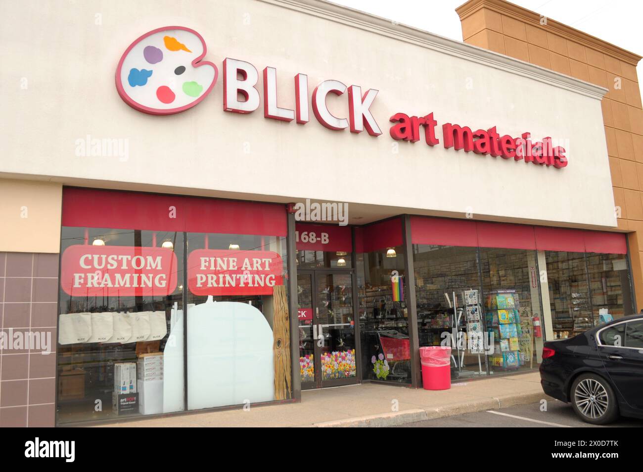 A Blick Art Materials store is seen in the Carle Place neighborhood in