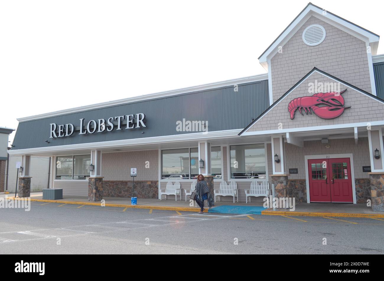 A Red Lobster restaurant is seen in the Carle Place neighborhood in