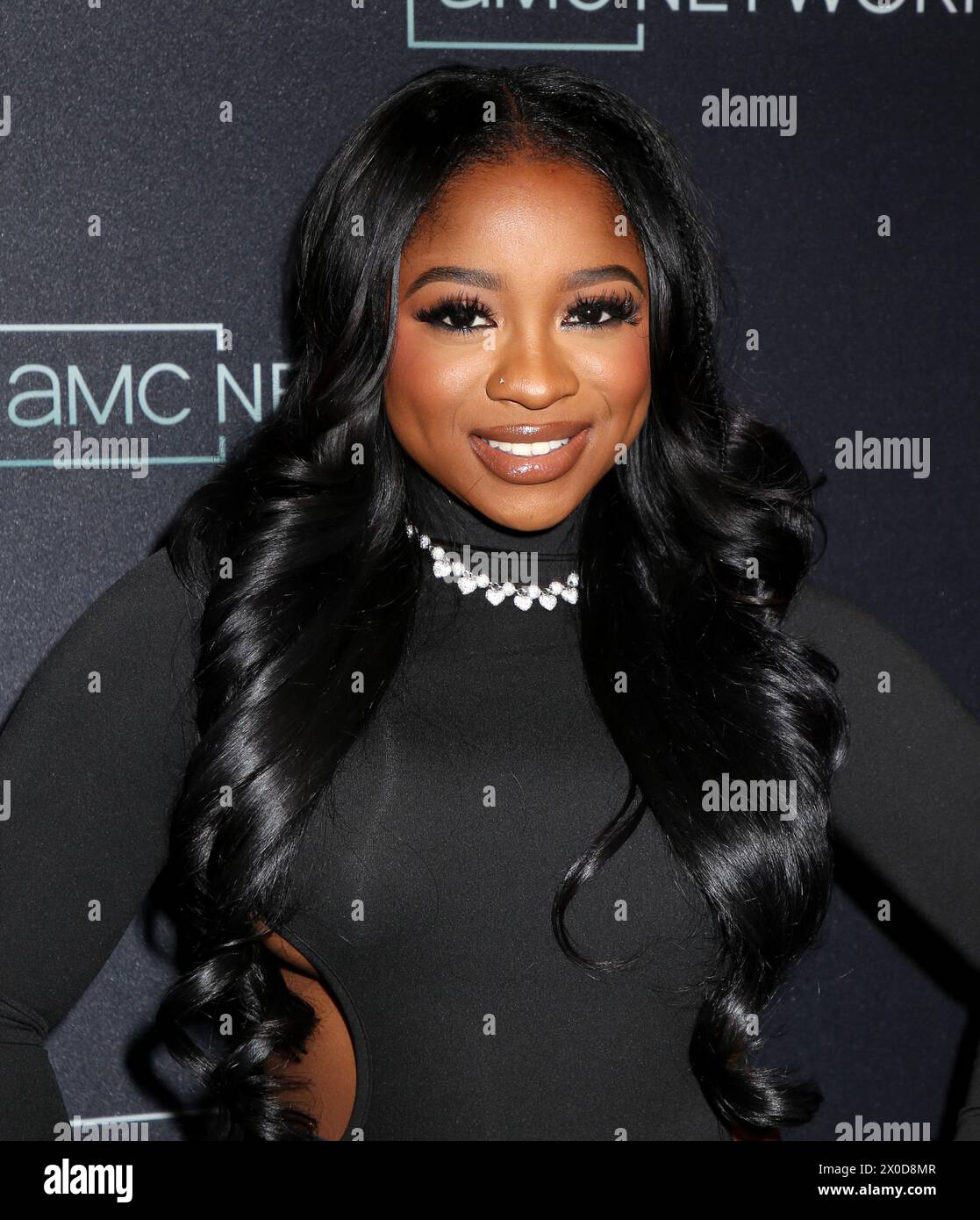 New York City, USA. 10th Apr, 2024. Reginae Carter attending AMC Networks' 2024 Upfront held at Chelsea Factory on April 10, 2024 in New York City, NY © Steven Bergman/AFF-USA.COM Credit: AFF/Alamy Live News Stock Photo