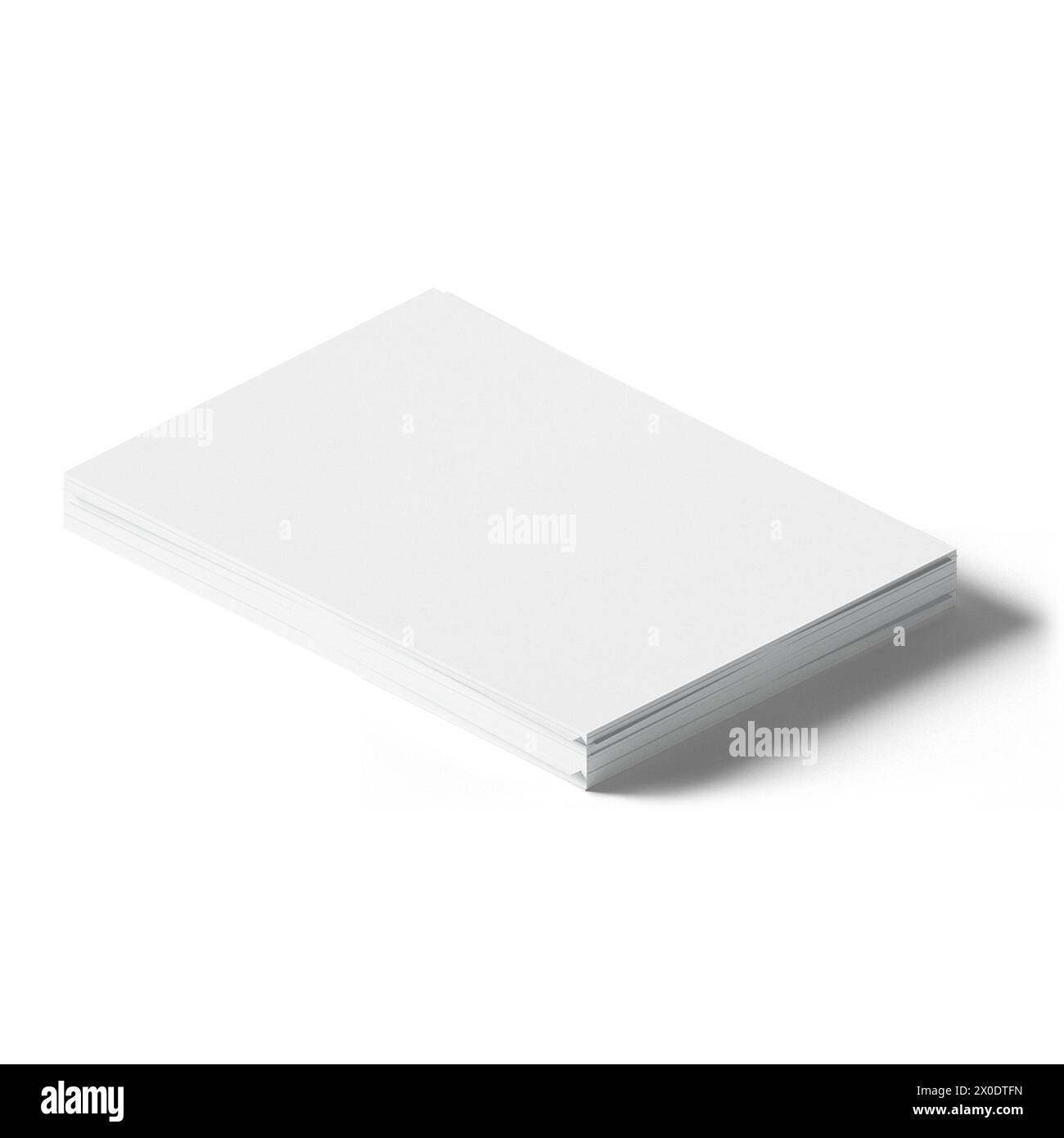 Creative concept isometric various papers isolated against plain background , suitable for your asset elements. Stock Photo