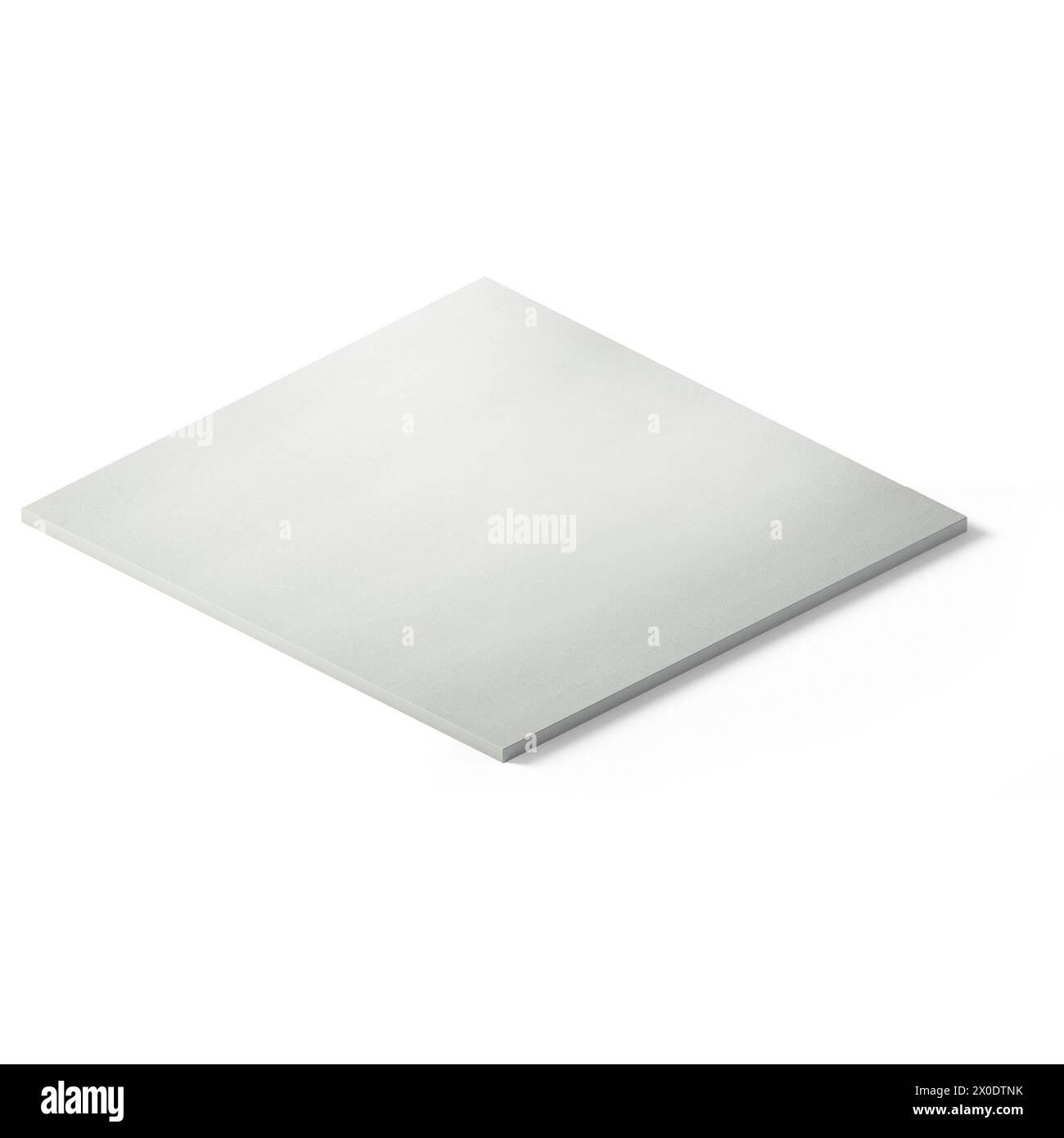 Creative concept isometric paper texture isolated against plain background , suitable for your asset elements. Stock Photo