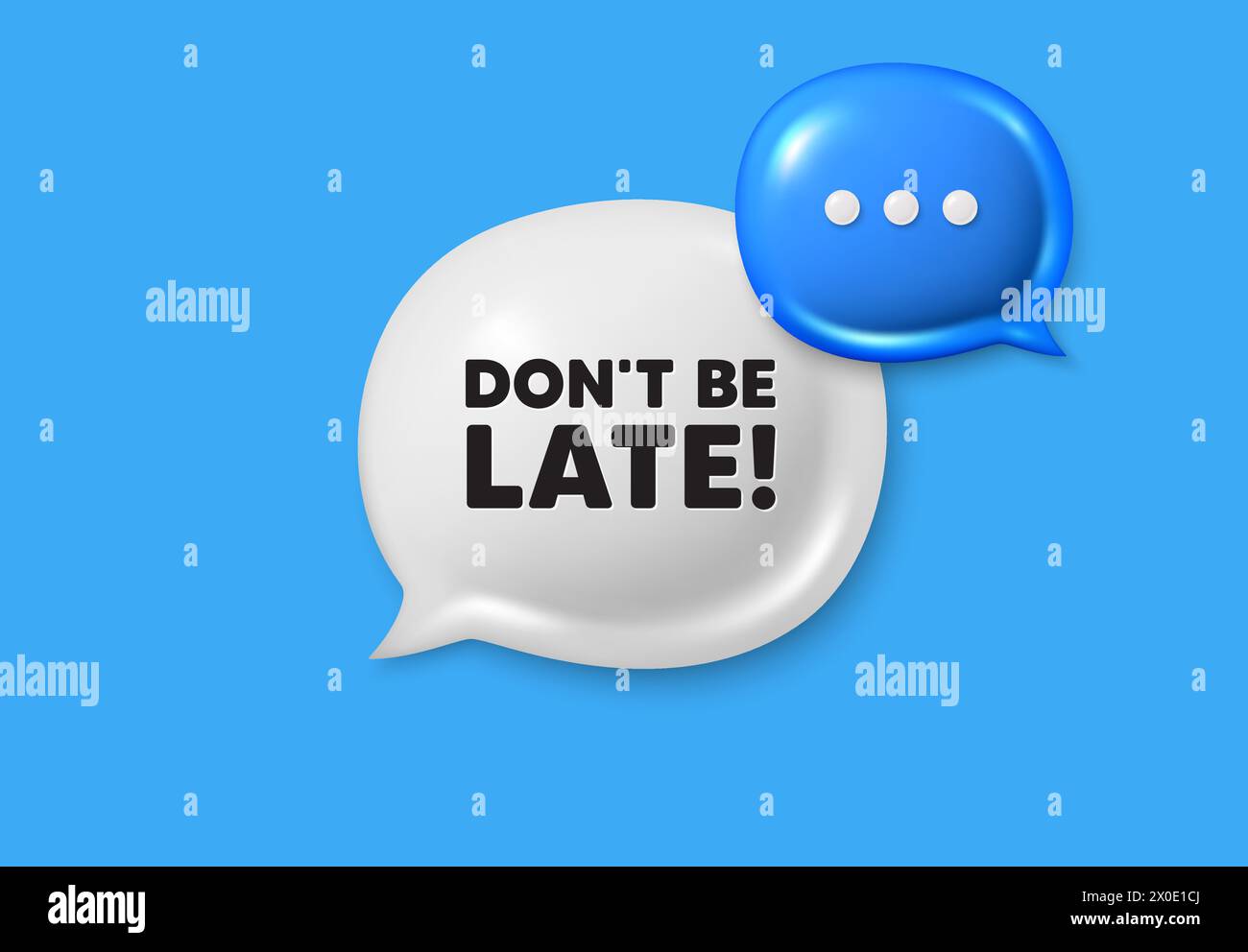 Dont be late tag. Special offer price sign. Text box speech bubble 3d ...