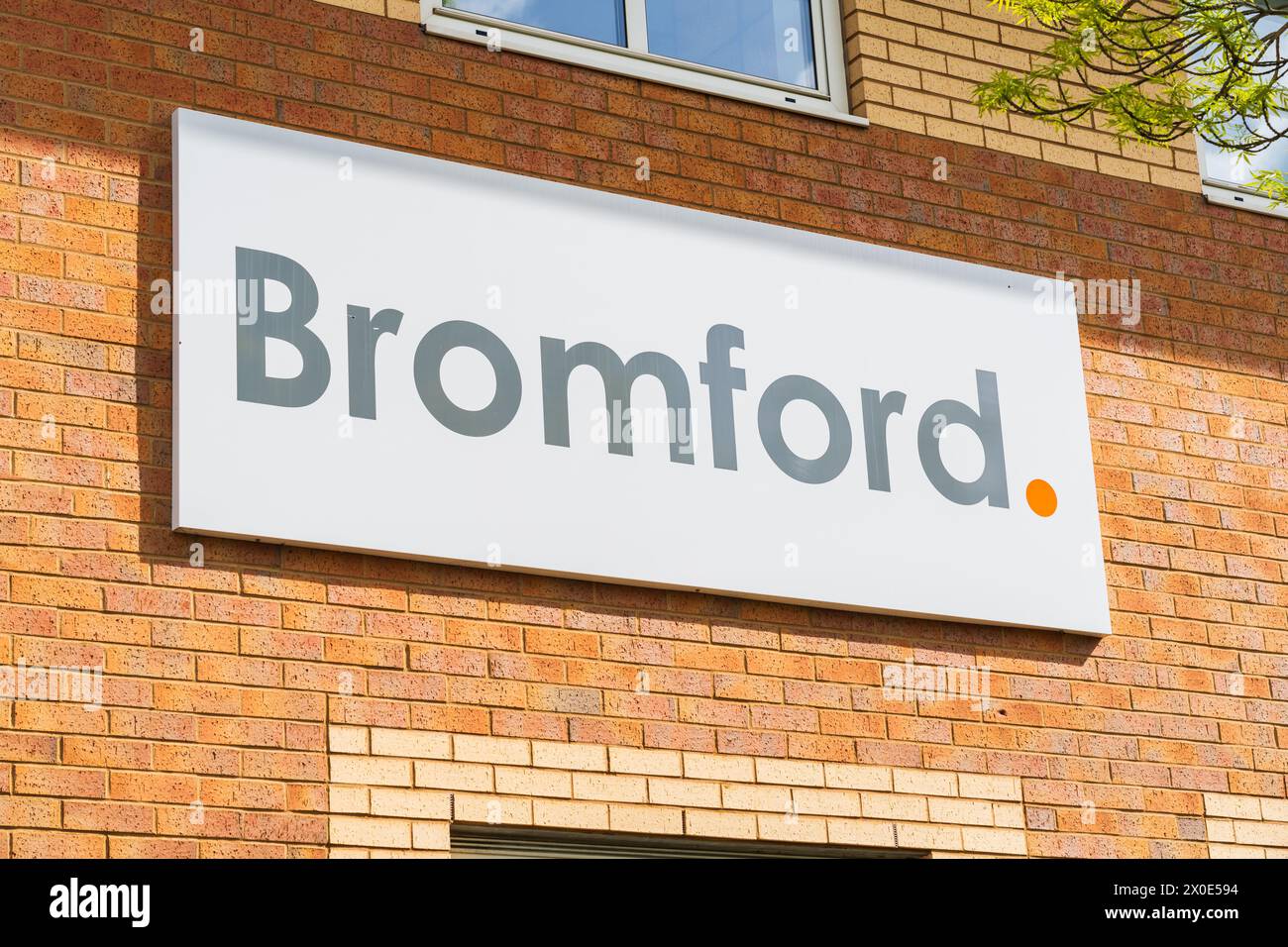 Wolverhampton, UK April 11 2024 External signage for UK based