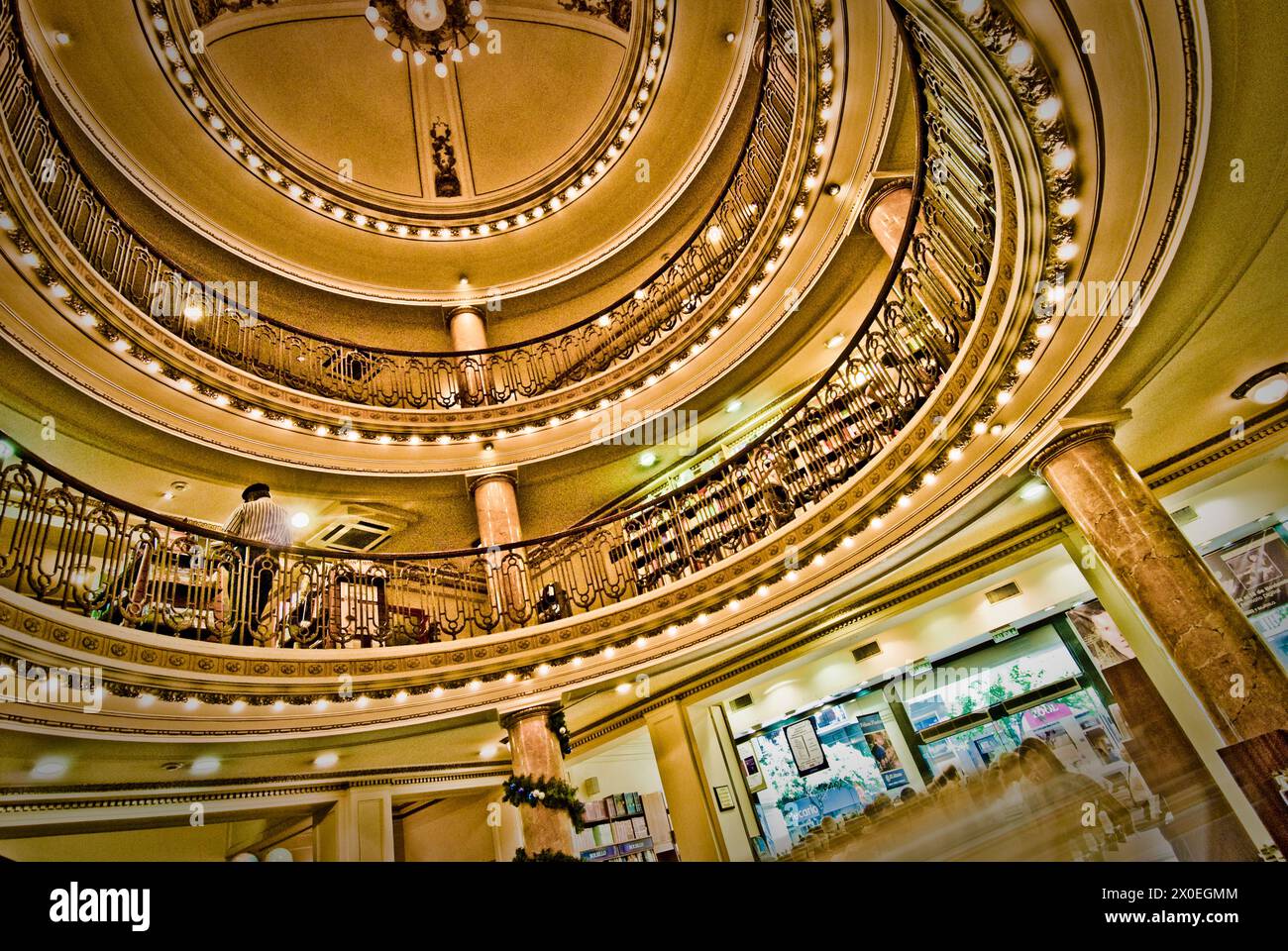 El Ateneo Grand Splendid, Barrio Norte is one of most well known book stores in Buenos Aires, opened as a theater in 1919, Argentina Stock Photo