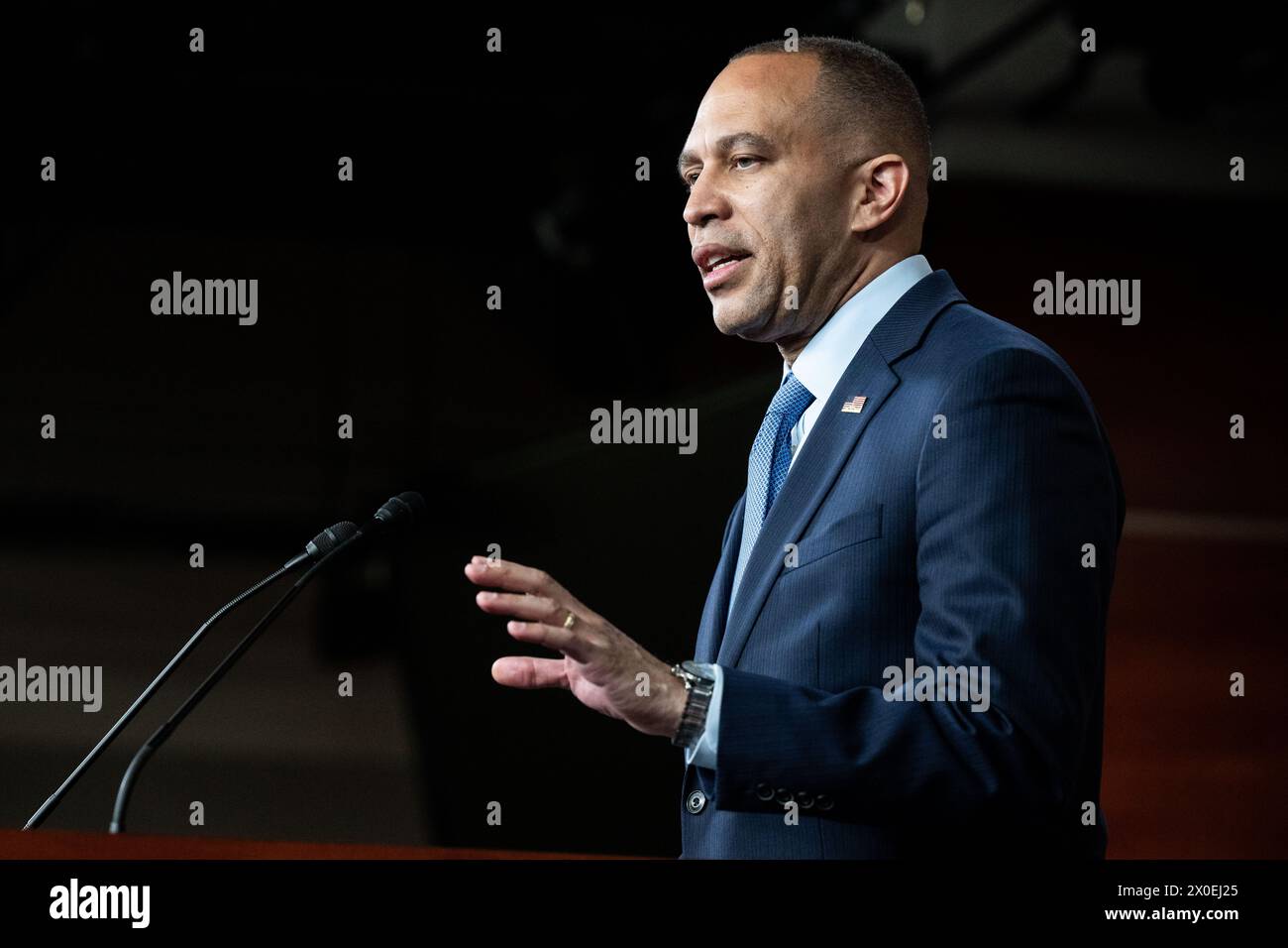 Washington, United States. 11th Apr, 2024. House Minority Leader Hakeem ...