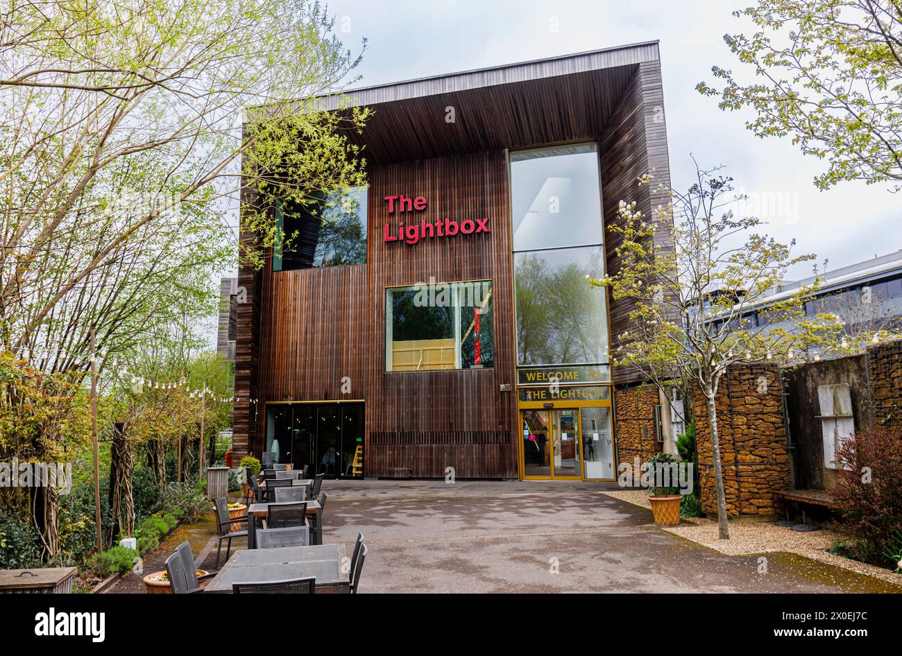 The Lightbox, a modern local art gallery, cultural centre and