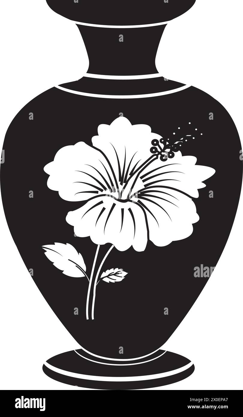 ceramic jar icon vector illustration logo design Stock Vector