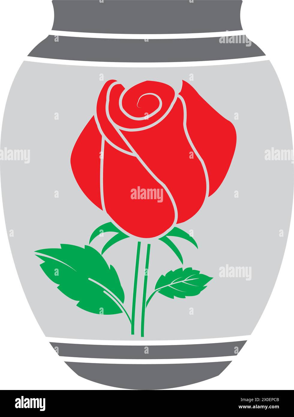 ceramic jar icon vector illustration logo design Stock Vector
