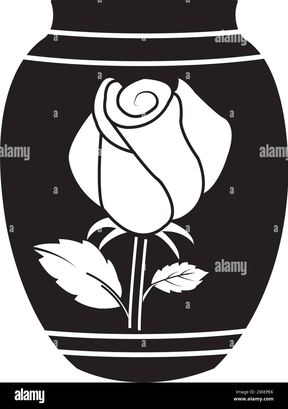 ceramic jar icon vector illustration logo design Stock Vector
