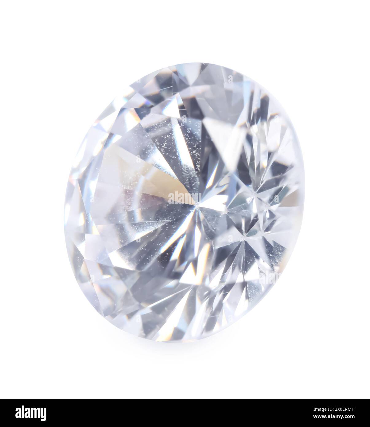 One beautiful shiny diamond isolated on white Stock Photo - Alamy