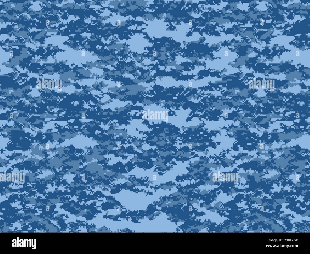 Navy Marpat Digital Camouflage Seamless Pattern Stock Vector