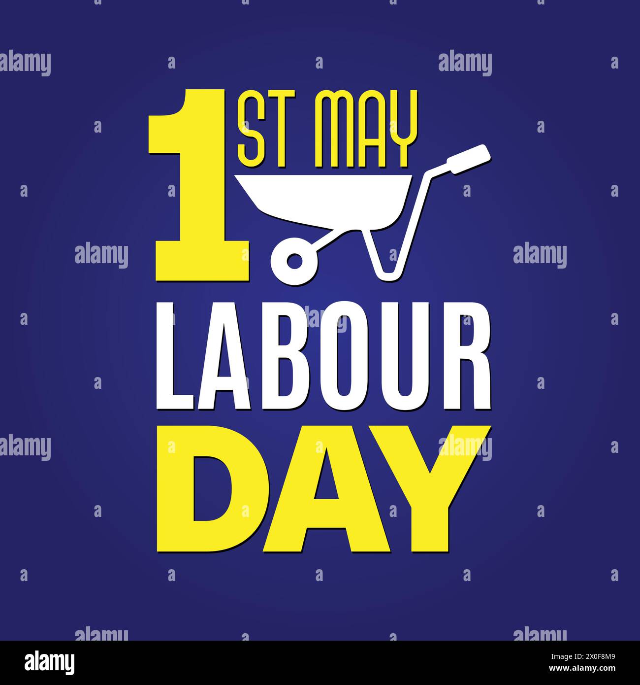 Happy Labor Day. 1st May. International labor day - Worker Day Design Stock Vector