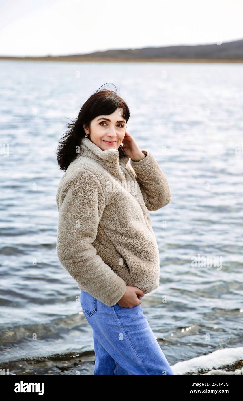 50 year old woman face hi-res stock photography and images - Alamy