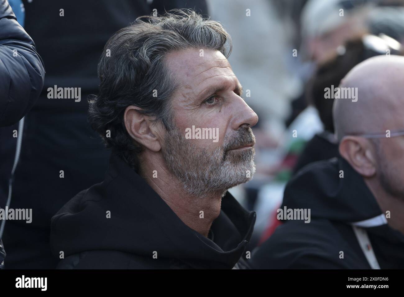 Patrick Mouratoglou during day 5 of the Rolex Monte-Carlo 2024, ATP Masters 1000 tennis event on April 11, 2024 at Monte-Carlo Country Club in Roquebrune Cap Martin, France Stock Photo