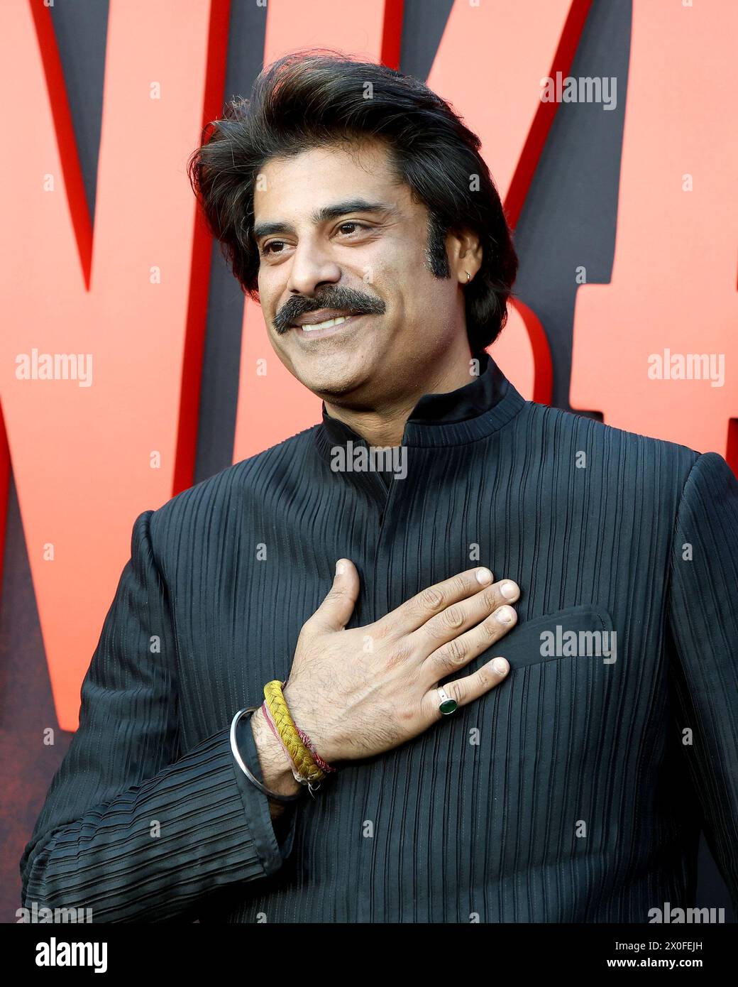 LOS ANGELES - APR 4: Sikhandar Kher at the Monkey Man Los Angelesw