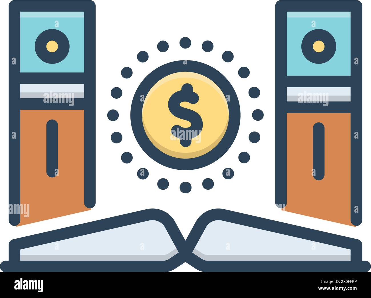 Tuition fee icon investment Stock Vector Images - Alamy